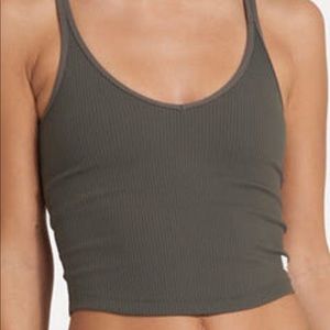 NWT VUORI RIB CROP TANK